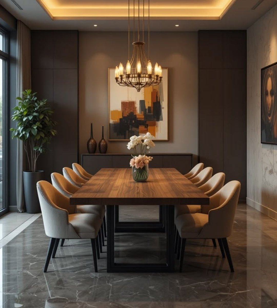 Luxury dining area