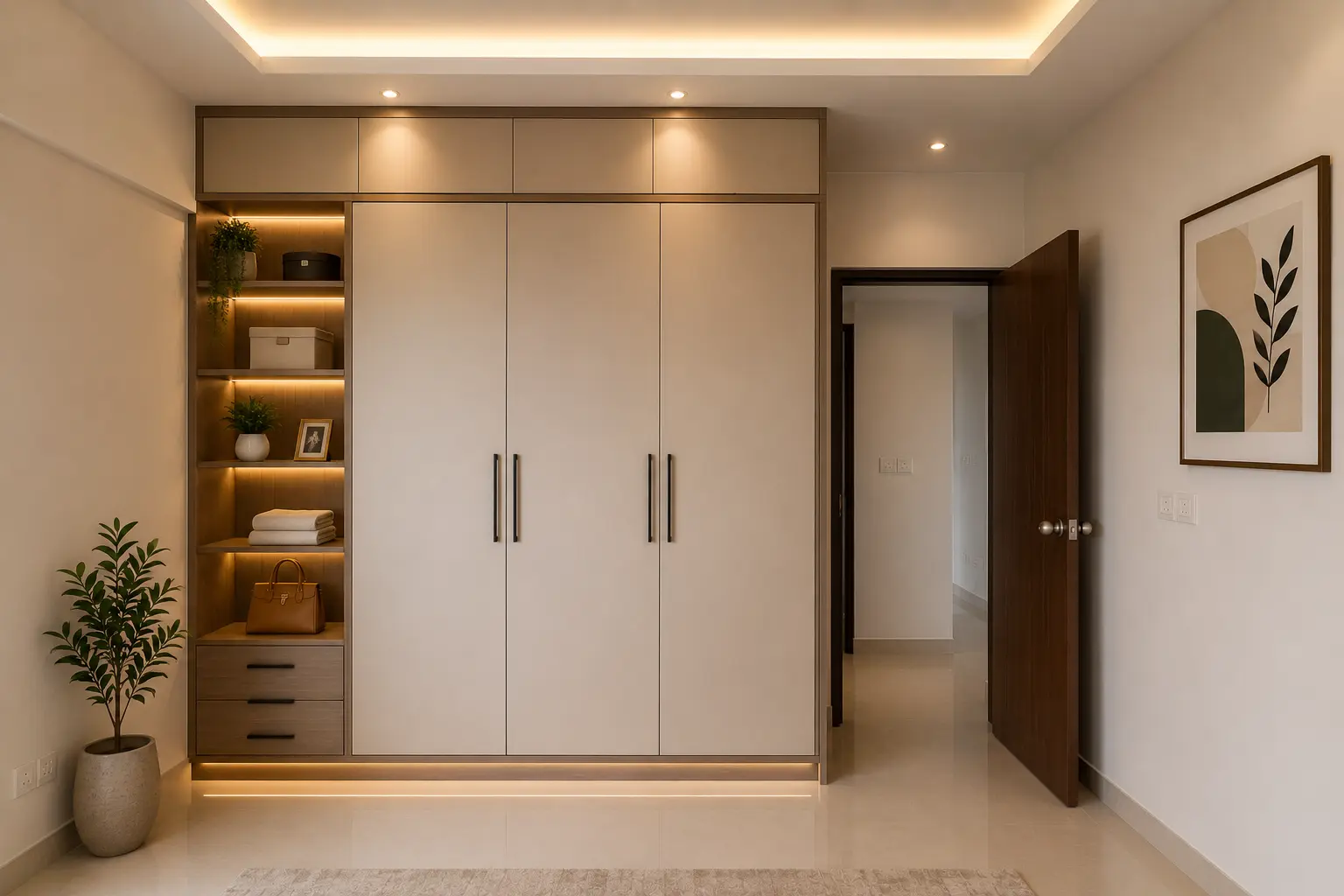 Wardrobe storage before