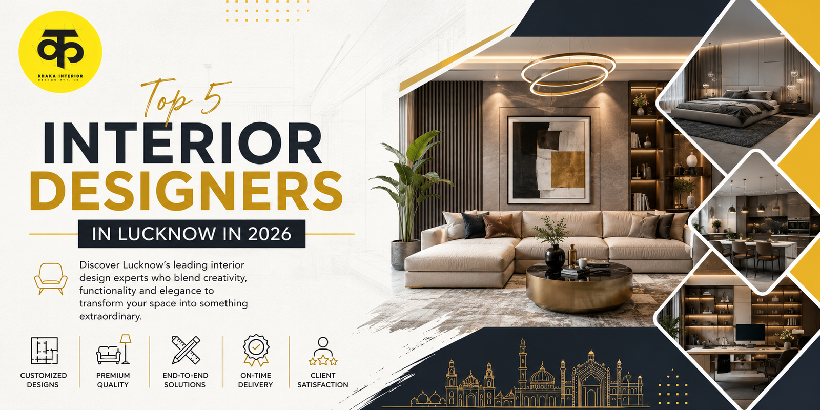 Top 5 Interior Designers in Lucknow in 2026